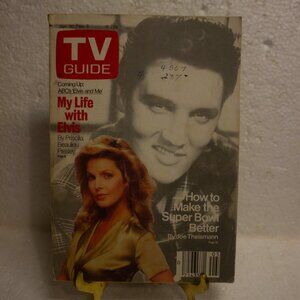 Vintage TV Guide Jan 30 - Feb 5 1988 My Life with Elvis